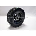 6 steel rim pu foam wheel 6 inch solid wheel